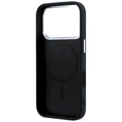 Guess Grained Triangle Logo MagSafe for iPhone 18 Pro / black