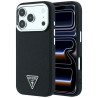 Case Guess Grained Triangle Logo MagSafe for iPhone 18 Pro Max / 17 Pro Max black