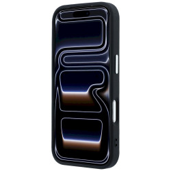 Case Guess Grained Triangle Logo MagSafe for iPhone 18 Pro Max / 17 Pro Max black