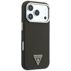 Guess Kevlar Triangle Logo MagSafe for iPhone 18 Pro / 17 Pro / brown