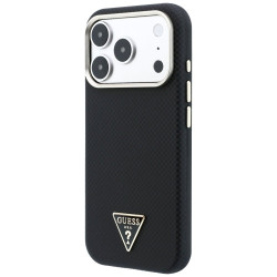 Guess Kevlar Triangle Logo MagSafe for iPhone 18 Pro / 17 Pro black