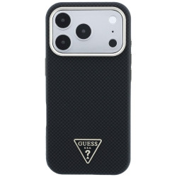 Guess Kevlar Triangle Logo MagSafe for iPhone 18 Pro / 17 Pro black