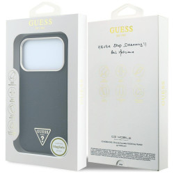 Guess Kevlar Triangle Logo MagSafe for iPhone 18 Pro / 17 Pro black