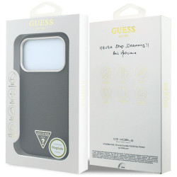 Case Guess Kevlar Triangle Logo MagSafe for iPhone 18 Pro Max / 17 Pro Max brown