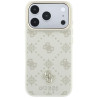Guess Peony 4G Small Logo MagSafe Case for iPhone 18 Pro Max / iPhone 17 Pro Max / beige