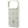 Guess Peony 4G Small Logo MagSafe Case for iPhone 18 Pro Max / iPhone 17 Pro Max / beige