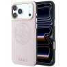 Guess Perforated 4G Gold Logo Magsafe Case for iPhone 18 Pro Max / 17 Pro Max / pink