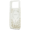 Guess Resin Bottom Glitter MagSafe Case for iPhone 18 Pro Max / iPhone 17 Pro Max / gold
