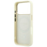 Guess Stripe Peony 4G Logo MagSafe Case for iPhone 18 Pro / iPhone 17 Pro / biege