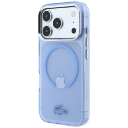 Lacoste IML Frosted MagSafe for iPhone 18 Pro / 17 Pro blue