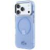 Lacoste IML Frosted MagSafe for iPhone 18 Pro / 17 Pro blue