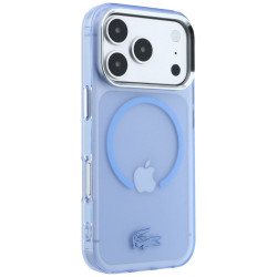 Lacoste IML Frosted MagSafe for iPhone 18 Pro / 17 Pro blue