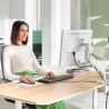 Leitz 64890085 monitoriaus laikiklis arba stovas 81,3 cm (32") Stalas Pilka