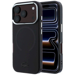 Lacoste IML Frosted MagSafe for iPhone 18 Pro Max / 17 Pro Max / burgundy