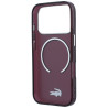 Lacoste IML Frosted MagSafe for iPhone 18 Pro Max / 17 Pro Max / burgundy