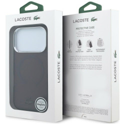 Lacoste IML Frosted MagSafe for iPhone 18 Pro Max / 17 Pro Max / burgundy