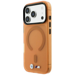 BMW M IML Frosted Metal Logo & Trims MagSafe Case for iPhone 18 Pro / orange