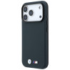 BMW M Quadrille Kevlar Metal Logo MagSafe Case for iPhone 18 Pro / 17 Pro / Navy Blue