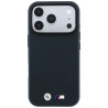 BMW M Quadrille Kevlar Metal Logo MagSafe Case for iPhone 18 Pro / 17 Pro / Navy Blue