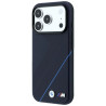 BMW M Tire Track Blue Line MagSafe Case for iPhone 18 Pro Max / 17 Pro Max / Navy Blue