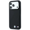 BMW M Tire Track Metal Logo MagSafe Case for iPhone 18 Pro / 17 Pro Black