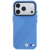 BMW M Tire Track Metal Logo MagSafe Case for iPhone 18 Pro / 17 Pro Blue