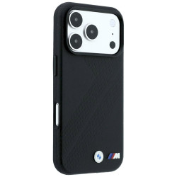 BMW M Tire Track Metal Logo MagSafe Case for iPhone 18 Pro Max / 17 Pro Max / black