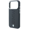 BMW Sign Centered Deboss MagSafe Case for iPhone 18 Pro / 17 Pro Gray