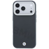 Etui BMW Sign Inclined Deboss Letters MagSafe for iPhone 18 Pro / 17 Pro grey