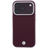 BMW Sign Inclined Deboss Letters MagSafe for iPhone 18 Pro Max / 17 Pro Max / burgundy
