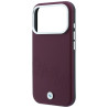 BMW Sign Inclined Deboss Letters MagSafe for iPhone 18 Pro Max / 17 Pro Max / burgundy