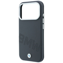 BMW Sign Inclined Deboss Letters MagSafe for iPhone 18 Pro Max / 17 Pro Max grey