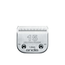 Andis plaukų kirpimo peiliukai UltraEdge Size 15, 3/64" - 1.2 mm