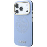 Guess Perforated 4G Gold Logo Magsafe Case for iPhone 18 Pro Max / 17 Pro Max / light blue