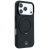 Mercedes Leather with Ring Stand MagSafe Case for iPhone 18 Pro Max / 17 Pro Max black