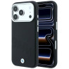 BMW Sign Inclined Deboss Letters MagSafe Case for iPhone 18 Pro / 17 Pro / Black