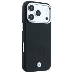BMW Sign Inclined Deboss Letters MagSafe Case for iPhone 18 Pro / 17 Pro / Black
