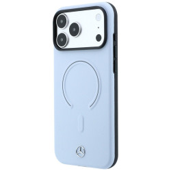 Mercedes Leather 3D MagSafe for iPhone 18 Pro Max / 17 Pro Max blue
