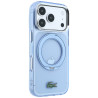 Lacoste IML Glossy Finish with Ring Stand MagSafe for iPhone 18 Pro Max / 17 Pro Max / blue