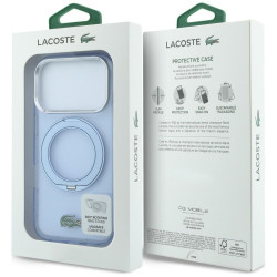 Lacoste IML Glossy Finish with Ring Stand MagSafe for iPhone 18 Pro Max / 17 Pro Max / blue