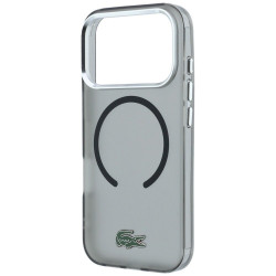 Lacoste IML Frosted Laquer Logo MagSafe Case for iPhone 18 Pro Max / 17 Pro Max / Black