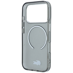 Lacoste IML Frosted Laquer Logo MagSafe Case for iPhone 18 Pro Max / 17 Pro Max / Black