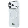 Lacoste IML Frosted Laquer Logo MagSafe Case for iPhone 18 Pro Max / 17 Pro Max / transparent