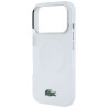 Lacoste IML Frosted Laquer Logo MagSafe Case for iPhone 18 Pro Max / 17 Pro Max / transparent