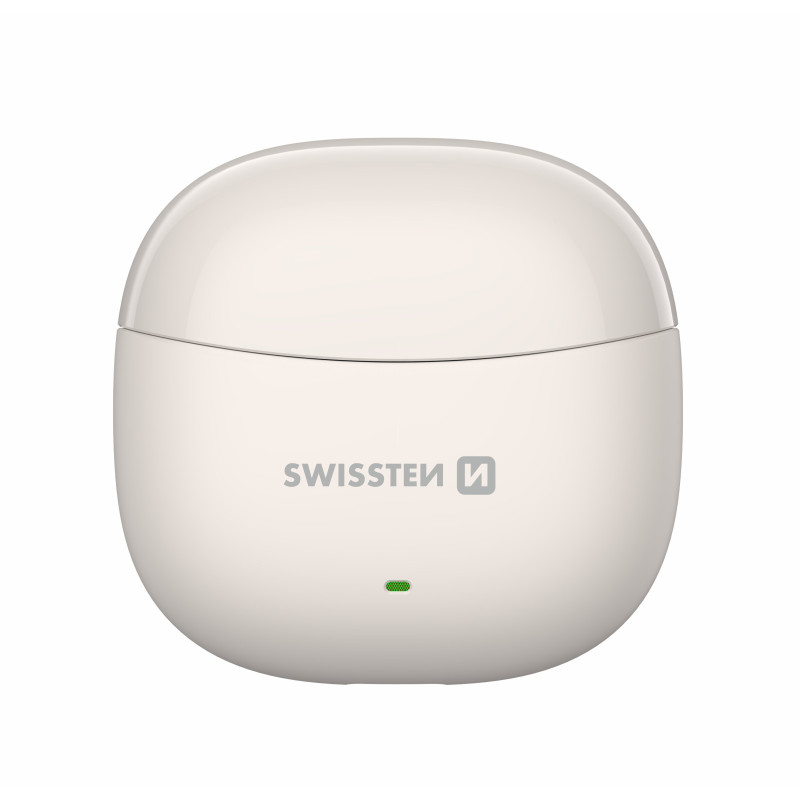 Swissten TWS Mini TUNE Bluetooth Stereo Earbuds with Microphone Beige