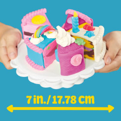 Play-Doh Super Slice Cake Play Kitchen Set Modeliavimo molio žaidimų rinkinys 624 g Multi spalvos