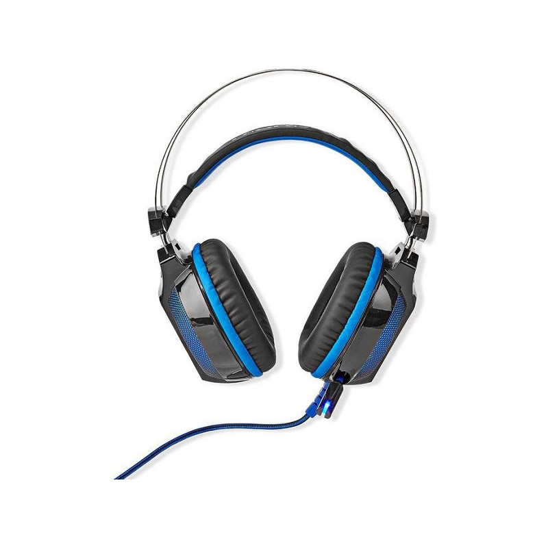 Nedis GHST500BK Gaming Headphones Over-Ear Surround USB Type-A Foldable Retractable Microphone