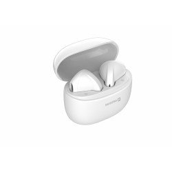 Swissten TWS Mini TUNE Bluetooth Stereo Earbuds with Microphone White