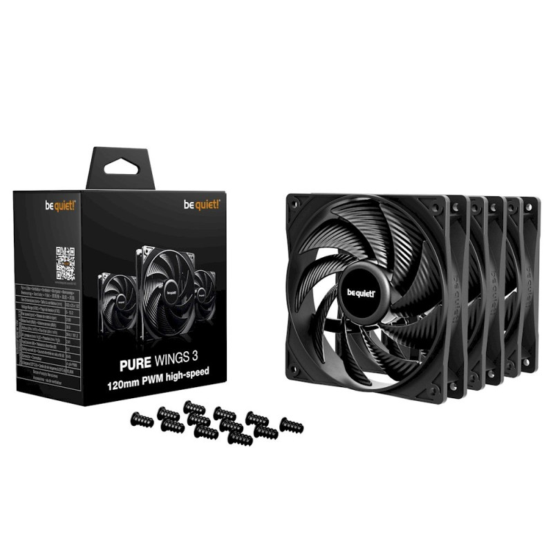 Be Quiet! PURE WINGS 3-pack 120mm Fan Set 120mm