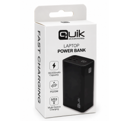 Quik Accessories QP-850 Laptop Power Bank 30.000mAh / PD20W